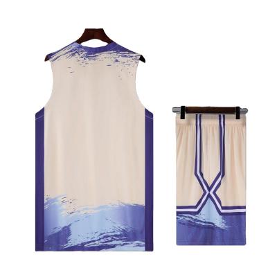 China Wholesale High Quality Men's Basketball Tank Top Breathable Basketball Wearing Clothes Antibacterial for sale