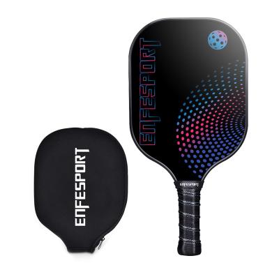 China Enfesport Durable Carbon Fiber Pickleball Paddle Custom Printed Pickleball Paddle for sale