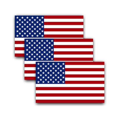 China Custom Flags Stars Reflective Stripe USA Flag Car Vinyl Stickers Decal for sale