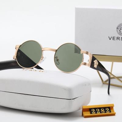 China Outdoor Eyewear 2282 1:1 Designer Sunglasses Women Fashion Big Frame Gradient Lens Retro Men UV Glasses Unisex Luxury Eyewear for sale