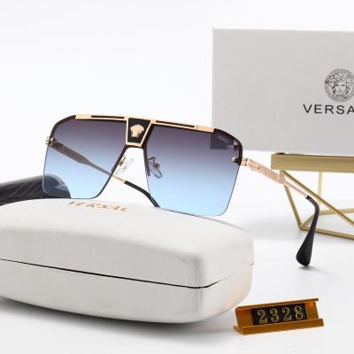 China 2328 Big Frame 1:1 Sunglasses Luxury Brand Designer Women Sunglasses Fashion Gradient Retro Lens Men UV Unisex Eyewear Outdoor Eyewear 2328 for sale