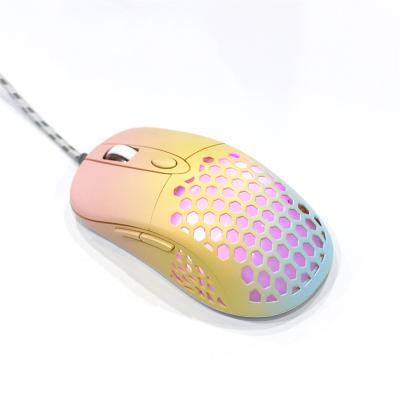 China AIWO Game Factory Wholesale High Quality Cheap Gaming Mouse And Magic Mouse 2 Honeycomb Mouse For Gamer for sale