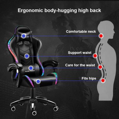 China AIWO Factory Direct Selling Good Quality Gaming Chair PU Spacepro Office Chair Big Gamer (Size) Adjustable Leather Gaming Chair for sale