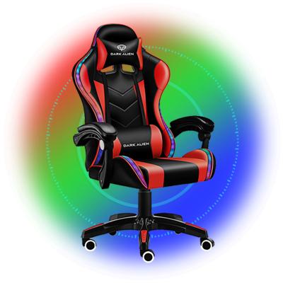 China (Size)AIWO 2021 High Quality Adjustable Wholesale Price Gaming Chair Office Black Red With RGB for sale