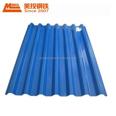 中国 High-class Zinc coated metal corrugated metal roofing sheet Prepainted trapezoid roof sheet Z40 Z90 Z275 SGCC DX51D 販売のため