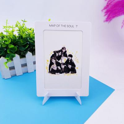 China Bangtan Boys Kpop Eco-Friendly Customizable Card Of The Soul Mini Photo Card Photo Frame Desk Decoration for sale