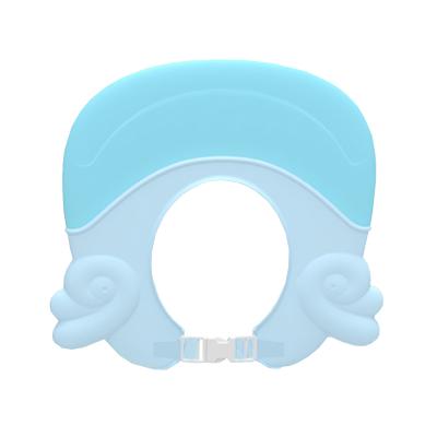 China Soft And Comfortable Cute Baby Bathing Soft Face Shield Silicone Adjust Face Shield for sale