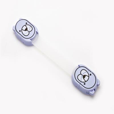 China Cute Shape 2 Pcs/Set Baby Products Child Safety Lock Hot Selling Child Safe Desk Drawer Safety Locks for sale