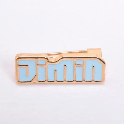 China Wholesale Custom Lapel Pin Colorful Idol 3D Kpop Bangtan Boys Member Name Badge for sale