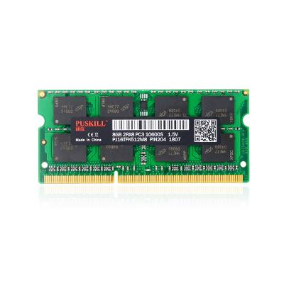 China High Quality PUSKILL DDR3 8GB Notebook RAM SODIMM 1600MHz High Speed ​​Operation For Laptop for sale