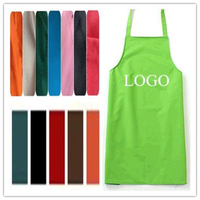 China BSCI passed-Promotional apron with customer's printed logo for sale