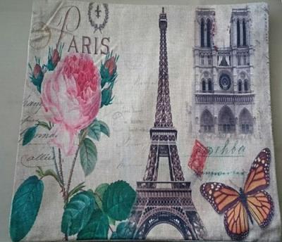 China BSCI passed-Fashionable cushion cover with France design printed. for sale