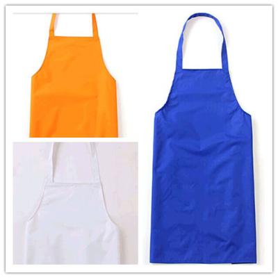 China BSCI passed-Promotional solid apron with customer's printed logo for sale