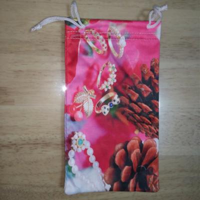 China Microfiber printed glasses pouch for sale