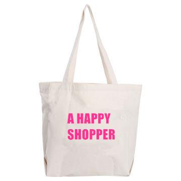 China Fashionable cotton canvas printed tote bag. for sale