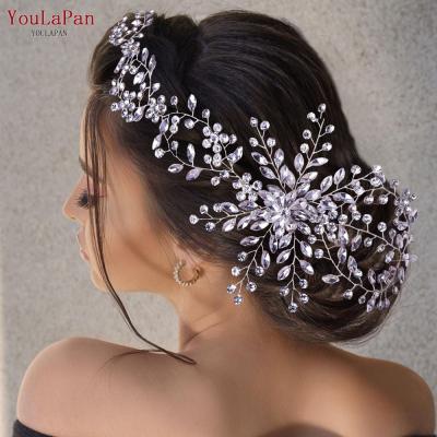 China YouLaPan HP242 Fashion Hot Sale Popular Rhinestone Bridal Headpieces Wedding Hair Accessories For Women for sale