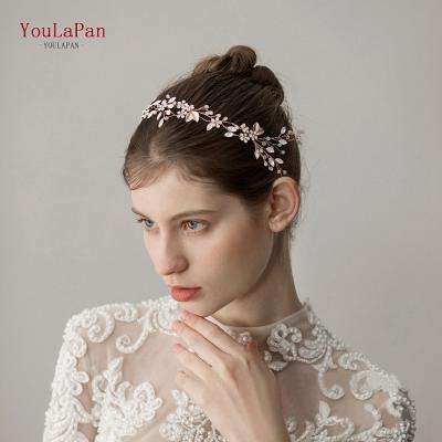 China Bridal Headband Bridesmaids Jewelry Women Bridal Tiara Crystal Rhinestones Wedding Hair Accessories Handmade Headband Party From YouLaPan HP360 for sale