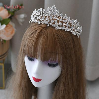 China Wedding Accessorize YouLaPan HP328 Hot Sale Wedding Bridal Tiara Crown Headpiece Baroque Rhinestone Headband Pageant for sale