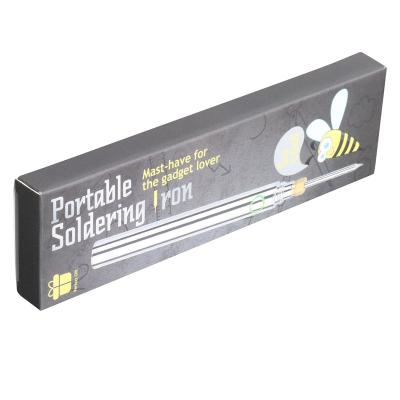 China Artcard Recyclable White Paper Matte Lamination Portable Soldering Iron Box for sale