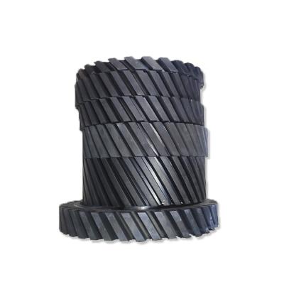 China Decorative Pipe Polishing Contact Serrated Rubber Wheel Dynamically Balanced Belt Sander For Abrasive Sanding Belt for sale