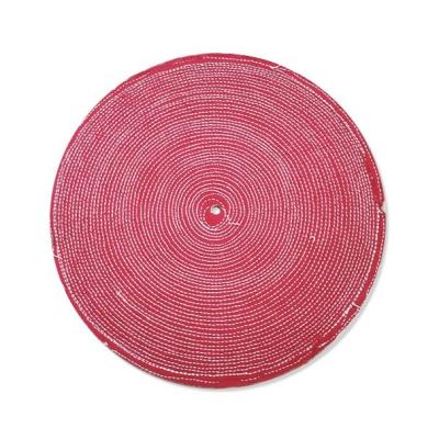 China Decorative Pipe Polishing Big Hole Customized Size Sisal Hemp Polishing Wheel For Metal for sale