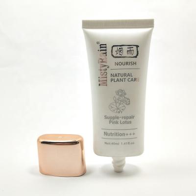 China Hot Sale 40ml Sunscreen BB Cream Cosmetic Aluminum Foil Cream Packaging Plastic Tube For Skin Care for sale