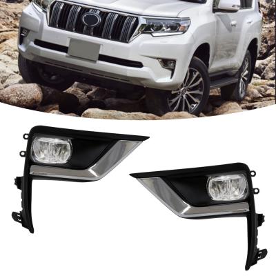 China Fog Light Kit For Toyota Prado 2018 Front 2019 OEM Bumper Lamp Waterproof Car Led Lamp Kit for sale