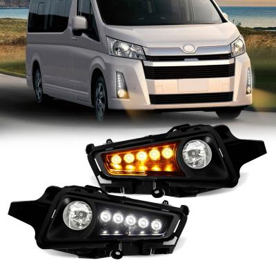 China Front Fog Light Replacement Daytime DRL Running Lights For Toyota Hiace 2019 2020 2021 for sale