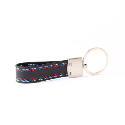 China Universal Car Logo Key Chain Leather Keyring for BMW M Series Sport Keychain for sale