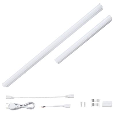 China Screw+Double Sided Strip Connectable Installation 30CM 4.7W T5 650LM 3000K Led Tube Lights for sale