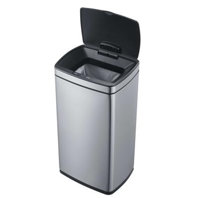 China Sustainable Household Trash Bins Sensor Trash Can Openable Stainless Steel Trash Can For Home And Kitchen for sale