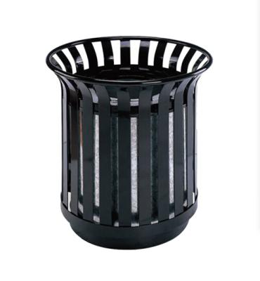 China Medium Capacity Basket Viable Trash Can Flower FACTORY PRICE Outdoor Trash Can for sale