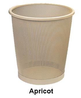 China Modern Viable Mesh Trash Can Round Waste Paper Bin Basket Office Stylish Trash Can for sale