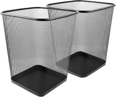 China Amazon Best Selling Square Mesh Waste Bin Viable Trash Can, 4 Gallon Square Waste Bin for sale