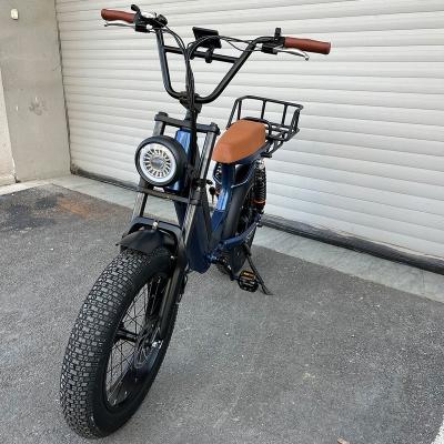 China 2021 Chinese Aluminum Alloy 20Inch Most Popular Road Long Range Fat Tire Moped Ebike Mountain City Electric Dirt Bike for sale