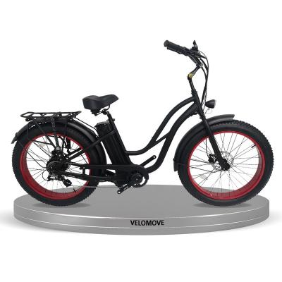 China Aluminum Alloy 26inch Ebike Fat Tire Electric Bike OEM Customized Electric Fat Bike For Adults for sale