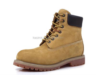 China Steel Toe Goodyear Construction Nubuck Leather Cowboy Safety Boots / Work Boot for sale