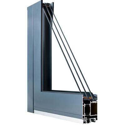 China door & Long Warranty Dominican Aluminum Window Profile Guangzhou Profile Wardrobe Door Customized Model for sale