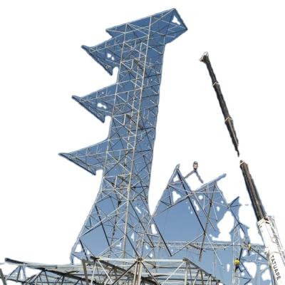 China Q235B/Q345B/Q355/SS400/ST37-2/ST52/Q420/Q460/S235JR/S275JR/S355JR To Support Self-supporting Galvanized Steel Angle Telecommunication Antenna Tower Four-Post Transmission Angle signal antenna for sale