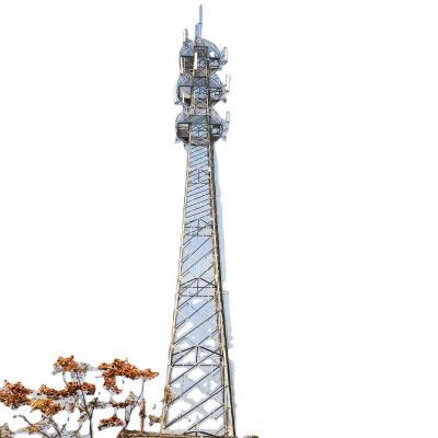 China Q235/Q345/SS400/ST37-2/ST52/Q420/Q460/S235JR/S275JR/S355JR reliable performance hot dip galvanized 4 legged steel communication tower is telecommunication tower for sale