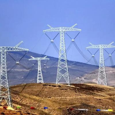 China Q235/Q345/SS400/ST37-2/ST52/Q420/Q460/S235JR/S275JR/S355JR angle iron tower steel transmission line 33kV 66kV 69kV 230kV power transmission towers for sale