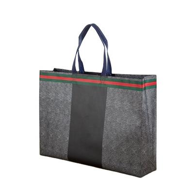 China Reusable Customs Recycled Logo Printed Tote Bag Promotional Shopping Bag Non Woven Reusable Bag for sale