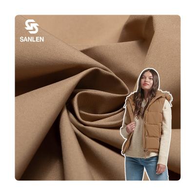 China Waterproof Fabric 50D High Soft Elasticity Test , Down Stretch Polyester Woven Outdoor Elastic Waterproof 100% Fabric For Down Resistant Jacket for sale