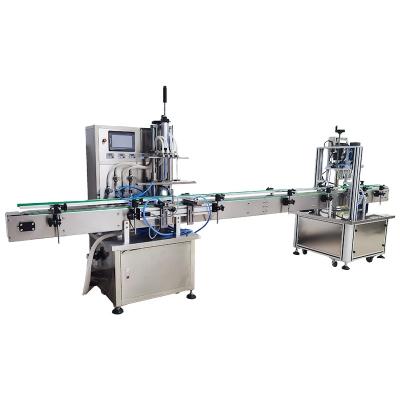 China Large Volume Edible Beverage Automatic Olive Oil Frying Oil Filling And Capping Machine for sale