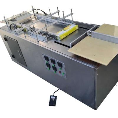 China Semi-auto Transparent Products Pregnancy Test Box Film Chocolate Packing 3D Wrapping Machine for sale