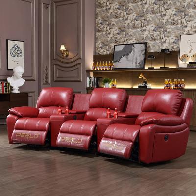 China (Size) Comfortable Modern Good Quality Genuine Leather Double 3 Seater Inflatable Sofa for sale