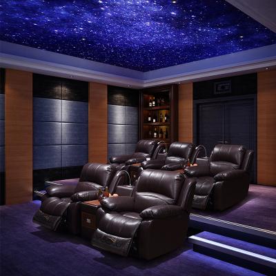 China Happy Space Saving Real Leather Modern Sofa For Cinema (Height) Adjustable Latest Style for sale