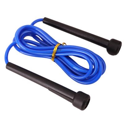 China Portable Length Adjustable Custom Logo PVC Jump Rope For Fitness Exercise for sale