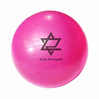 China Customized Anti Burst Soft And Anti-burst Kids Yoga Balance Ball 75cm for sale