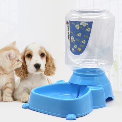 China 4L PP Water Dog Cat Food Refill Design Dog Bowl Pet Viable Large Capacity Automatic Anti-skid Feeder for sale